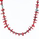 Certified Authentic Navajo .925 Sterling Silver Graduated Coral Turquoise Native American Necklace 750101-10 Certified Authentic Navajo .925 Sterling Silver Graduated Coral Turquoise Native American Necklace 750101-10