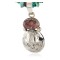 Vintage Style Buffalo Nickel .925 Sterling Silver Handmade Certified Authentic Navajo Natural Turquoise Spiny Oyster Native American Necklace 16022-1-1601-21
