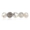 Vintage Style Buffalo Nickel Handmade Certified Authentic Navajo Nickel Native American Hair Barrettes 10322-00