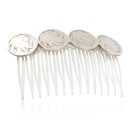 Vintage Style Buffalo Nickel Handmade Navajo Nickel Hairclip 10325-1