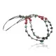 Vintage Style 2 Strand Navajo .925 Sterling Silver Natural Turquoise and Coral Native American Necklace 750106-14 Vintage Style 2 Strand Navajo .925 Sterling Silver Natural Turquoise and Coral Native American Necklace 750106-14