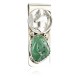 Vintage Style OLD Buffalo Coin Certified Authentic Navajo .925 Sterling Silver and Nickel Natural Turquoise Native American Money Clip 11248-1