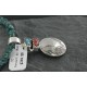 Vintage Style OLD Buffalo Coin Certified Authentic Navajo .925 Sterling Silver Coral and Turquoise Native American Necklace 390702749076