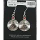 Vintage Style OLD Buffalo Coin Navajo .925 Sterling Silver Coral Silver Native American Earrings 370924499956