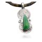 Vintage Style OLD Buffalo Coin Certified Authentic Navajo .925 Sterling Silver Natural Lime Turquoise Native American Necklace 390594947366