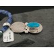 Vintage Style OLD Buffalo Coin Certified Authentic Navajo .925 Sterling Silver Natural Turquoise Native American Necklace 370843756290