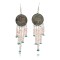 Vintage Style OLD Buffalo Coin Certified Authentic Navajo .925 Sterling Silver Spiny Oyster and Turquoise Native American Earrings 390676314850