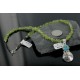 Vintage Style OLD Buffalo Coin Certified Authentic Navajo .925 Sterling Silver Turquoise and Peridot Native American Necklace 370955553043