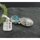 Vintage Style OLD Buffalo Coin Certified Authentic Navajo .925 Sterling Silver Turquoise and Peridot Native American Necklace 370955553043