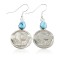 Vintage Style OLD Buffalo Coin Certified Authentic Navajo .925 Sterling Silver Turquoise Native American Earrings 18077-1