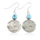 Vintage Style OLD Buffalo Coin Certified Authentic Navajo .925 Sterling Silver Turquoise Native American Earrings 18077-1