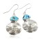 Vintage Style OLD Buffalo Coin Certified Authentic Navajo .925 Sterling Silver Turquoise Native American Earrings 18077-2