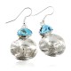 Vintage Style OLD Buffalo Coin Certified Authentic Navajo .925 Sterling Silver Turquoise Native American Earrings 18077-2