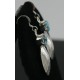 Vintage Style OLD Buffalo Coin Certified Authentic Navajo .925 Sterling Silver Turquoise Native American Earrings 370953493890