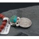 Vintage Style OLD Buffalo Coin Certified Authentic Navajo .925 Sterling Silver Turquoise Native American Necklace 370882039782