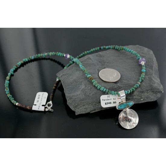 Vintage Style OLD Buffalo Coin Certified Authentic Navajo .925 Sterling Silver Turquoise Native American Necklace 370918104857 Vintage Style OLD Buffalo Coin Certified Authentic Navajo .925 Sterling Silver Turquoise Native American Necklace 370918104857