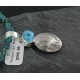 Vintage Style OLD Buffalo Coin Certified Authentic Navajo .925 Sterling Silver Turquoise Native American Necklace 370922458208