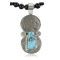 Vintage Style OLD Buffalo Coin Certified Authentic Navajo .925 Sterling Silver Turquoise Native American Necklace 370925594092