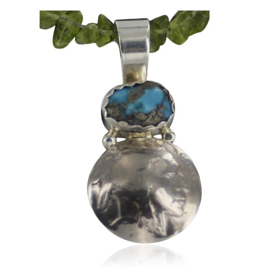 Vintage Style OLD Buffalo Coin Certified Authentic Navajo .925 Sterling Silver Turquoise Native American Necklace 370928670998 Vintage Style OLD Buffalo Coin Certified Authentic Navajo .925 Sterling Silver Turquoise Native American Necklace 370928670998