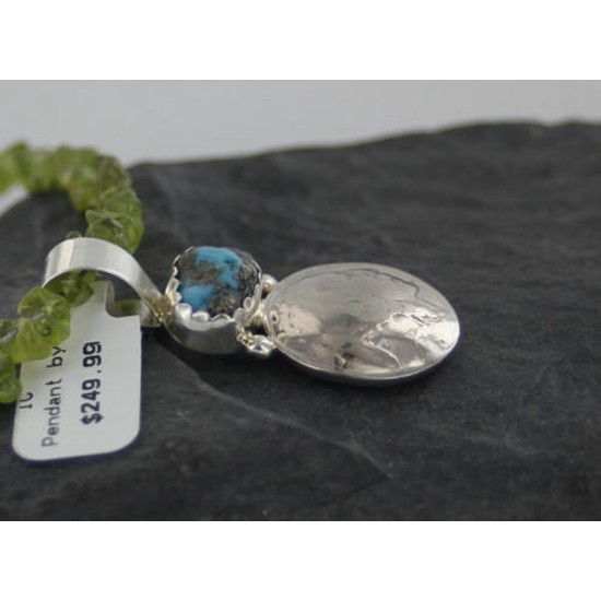 Vintage Style OLD Buffalo Coin Certified Authentic Navajo .925 Sterling Silver Turquoise Native American Necklace 370928670998 Vintage Style OLD Buffalo Coin Certified Authentic Navajo .925 Sterling Silver Turquoise Native American Necklace 370928670998