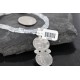Vintage Style OLD Buffalo Coin Certified Authentic Navajo .925 Sterling Silver Turquoise Native American Necklace 370979898665