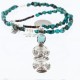 Vintage Style OLD Buffalo Coin Certified Authentic Navajo .925 Sterling Silver Turquoise Native American Necklace 370998562888