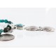 Vintage Style OLD Buffalo Coin Certified Authentic Navajo .925 Sterling Silver Turquoise Native American Necklace 370998562888