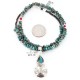Vintage Style OLD Buffalo Coin Certified Authentic Navajo .925 Sterling Silver Turquoise Native American Necklace 371048883802