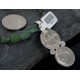 Vintage Style OLD Buffalo Coin Certified Authentic Navajo .925 Sterling Silver Turquoise Native American Necklace 390655136962
