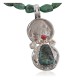 Vintage Style OLD Buffalo Coin Certified Authentic Navajo .925 Sterling Silver Turquoise Native American Necklace 390655136962
