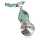 Vintage Style OLD Buffalo Coin Certified Authentic Navajo .925 Sterling Silver Turquoise Native American Necklace 390675808723