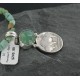Vintage Style OLD Buffalo Coin Certified Authentic Navajo .925 Sterling Silver Turquoise Native American Necklace 390678083188