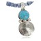 Vintage Style OLD Buffalo Coin Certified Authentic Navajo .925 Sterling Silver Turquoise Native American Necklace 390680451451