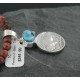 Vintage Style OLD Buffalo Coin Certified Authentic Navajo .925 Sterling Silver Turquoise Native American Necklace 390682426338