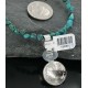 Vintage Style OLD Buffalo Coin Certified Authentic Navajo .925 Sterling Silver Turquoise Native American Necklace 390682444404 Vintage Style OLD Buffalo Coin Certified Authentic Navajo .925 Sterling Silver Turquoise Native American Necklace 390682444404