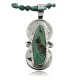 Vintage Style OLD Buffalo Coin Certified Authentic Navajo .925 Sterling Silver Turquoise Native American Necklace 390731829523