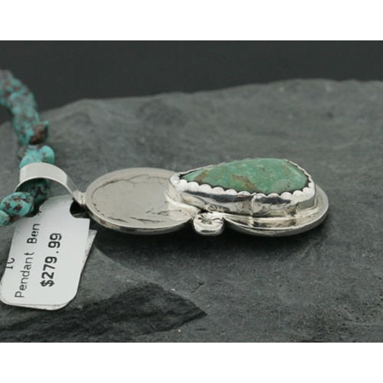 Vintage Style OLD Buffalo Coin Certified Authentic Navajo .925 Sterling Silver Turquoise Native American Necklace 390734510695 Vintage Style OLD Buffalo Coin Certified Authentic Navajo .925 Sterling Silver Turquoise Native American Necklace 390734510695