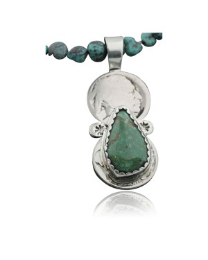 Vintage Style OLD Buffalo Coin Certified Authentic Navajo .925 Sterling Silver Turquoise Native American Necklace 390734510695 Vintage Style OLD Buffalo Coin Certified Authentic Navajo .925 Sterling Silver Turquoise Native American Necklace 390734510695