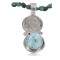Vintage Style OLD Buffalo Coin Certified Authentic Navajo .925 Sterling Silver Turquoise Native American Necklace 390741441282