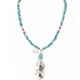 Vintage Style OLD Buffalo Coin Certified Authentic Navajo .925 Sterling Silver Turquoise Native American Necklace 390757764717