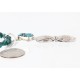 Vintage Style OLD Buffalo Coin Certified Authentic Navajo .925 Sterling Silver Turquoise Native American Necklace 390757764717