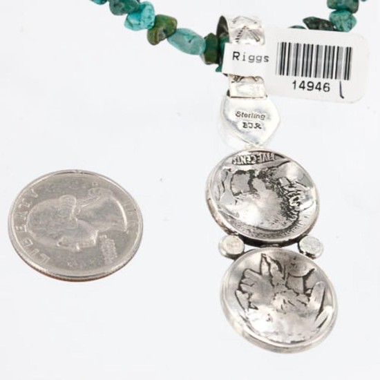 Vintage Style OLD Buffalo Coin Certified Authentic Navajo .925 Sterling Silver Turquoise Native American Necklace 390759713562 Vintage Style OLD Buffalo Coin Certified Authentic Navajo .925 Sterling Silver Turquoise Native American Necklace 390759713562