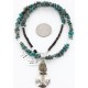 Vintage Style OLD Buffalo Coin Certified Authentic Navajo .925 Sterling Silver Turquoise Native American Necklace 390829911885