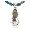 Vintage Style OLD Buffalo Coin Certified Authentic Navajo .925 Sterling Silver Turquoise Native American Necklace 390829911885