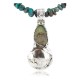 Vintage Style OLD Buffalo Coin Certified Authentic Navajo .925 Sterling Silver Turquoise Native American Necklace 390829911885
