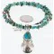 Vintage Style OLD Buffalo Coin Navajo .925 Sterling Silver Turquoise Native American Necklace 390837024782