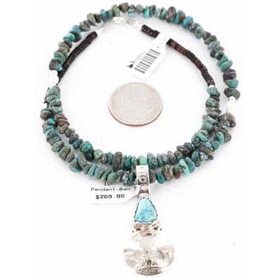 Vintage Style OLD Buffalo Coin Certified Authentic Navajo .925 Sterling Silver Turquoise Native American Necklace 390841364508 Vintage Style OLD Buffalo Coin Certified Authentic Navajo .925 Sterling Silver Turquoise Native American Necklace 390841364508