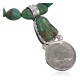 Vintage Style OLD Buffalo Nickel Certified Authentic Navajo .925 Sterling Silver Turquoise Native American Necklace 370890665979