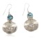 Vintage Style OLD Buffalo Nickel Coin Certified Authentic Navajo .925 Sterling Silver Natural Turquoise Dangle Earrings 18144