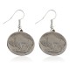 Vintage Style Old Certified Authentic Buffalo Nickel Coin Certified Authentic Navajo .925 Sterling Silver Native American Earrings 18176 Vintage Style Old Certified Authentic Buffalo Nickel Coin Certified Authentic Navajo .925 Sterling Silver Native American Earrings 18176